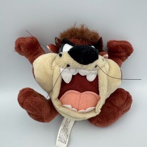 Vintage Taz Tasmanian Devil Talking Plush 1997 Looney Tunes Tested